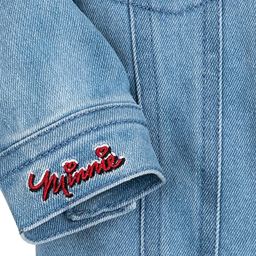 Disney Minnie Mouse Denim Jacket For Girls, Size 9-12 Months #TOP3