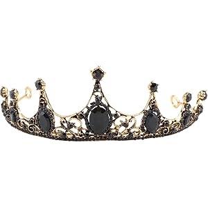 Voarge Braut Tiara - Kristallkrone Für Hochzeit & Prinzessin Kostüm