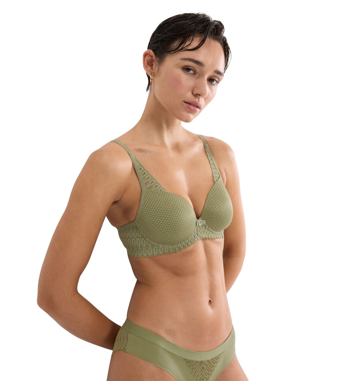 Triumph Women's Aura Spotlight T WHP Bra, Olive Gold, 40A