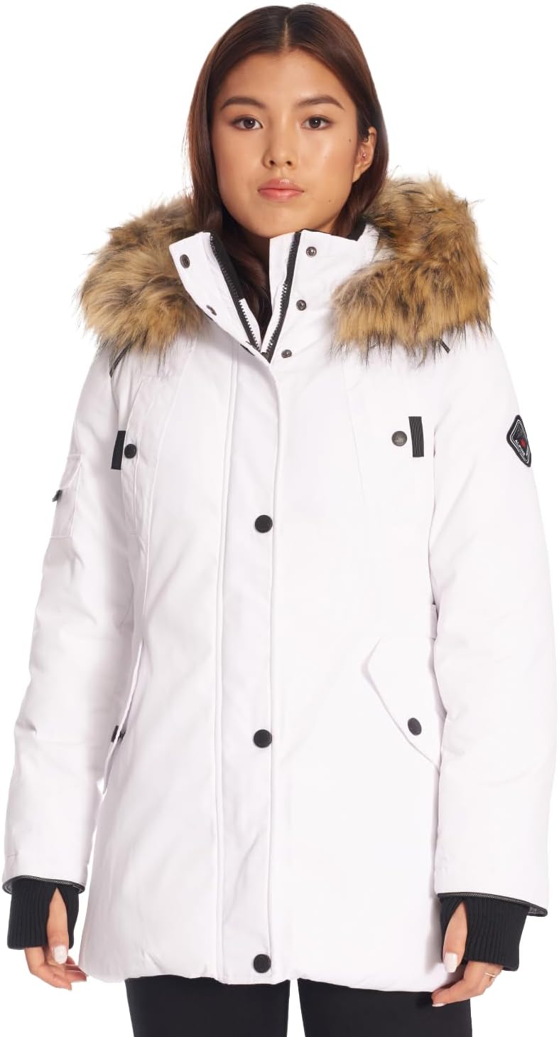 ALPINE NORTH Women’s Vegan Down Parka with Faux Fur Hood – Insulated, Water-Repellent, Winter Coat, Jacket For Women ALPINE NORTH Women’s Vegan Down Parka with Faux Fur Hood – Insulated, Water-Repellent, Winter Coat, Jacket For Women