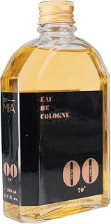 BY MIA Premium Aftershave Eau De Cologne | Traditional Turkish Cologne | Cools Cleanses and Disinfects | Glass Bottle 200 ml (Premium Musk Amber)