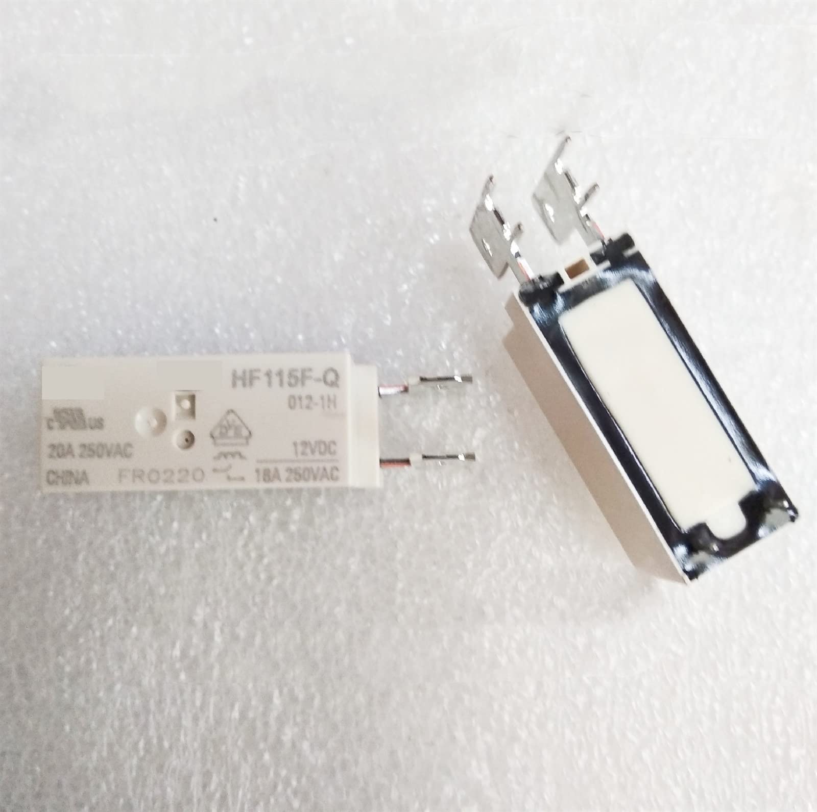 Relais 6VDC 18A HF115F-Q-006-1H normalement ouvert lot de 5 pièces