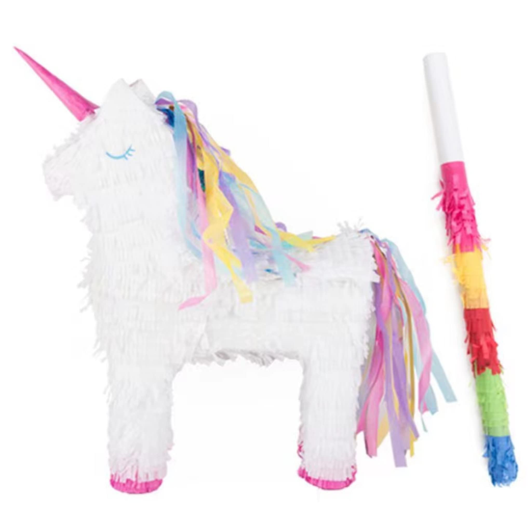 6 Pcs Mini Pinata 5.5" X 7.5", Cinco De Mayo Pinata Rainbow Color For