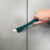 Vista 5 de 2 barras de palanca plana de 7-1/4 pulgadas y 9-1/4, extractor de uñas de lágrima, acero de alto carbono, gris