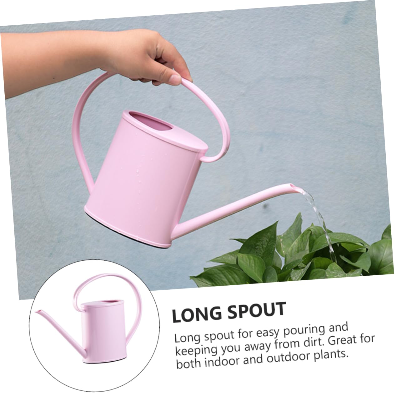 Mipcase 2pezzi Annaffiatoio Da Giardino Con Beccuccio Per Piante Da Ed Esterno Facile Riempire e Maneggiare Ergonomico e Resistente