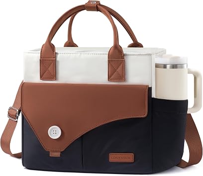 LOVEVOOK Lunch Box for Women,Large Insulated Leakproof Lunch Bag for Work