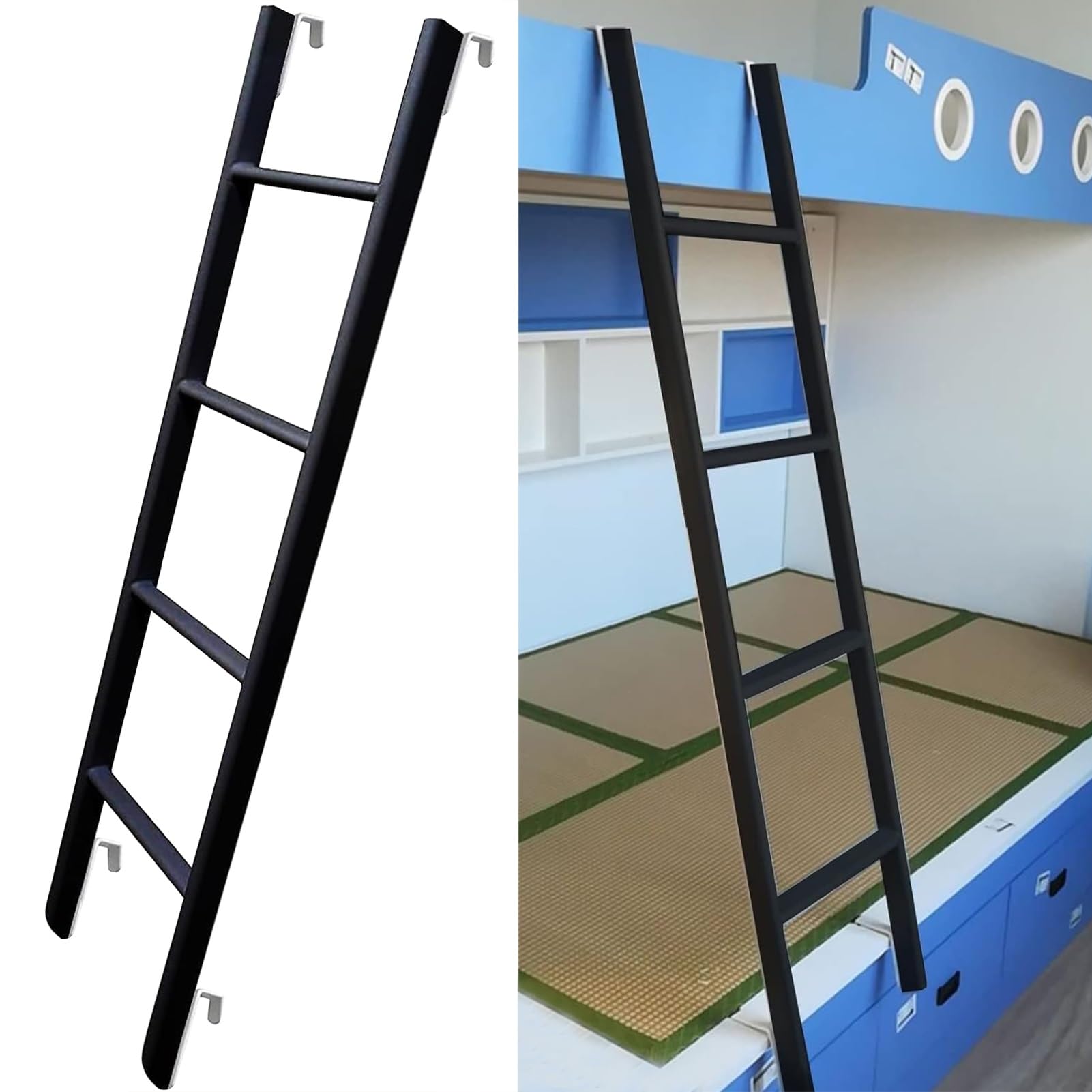 Échelle de lit superposé RV réglable pour sécuriser le sommeil des enfants