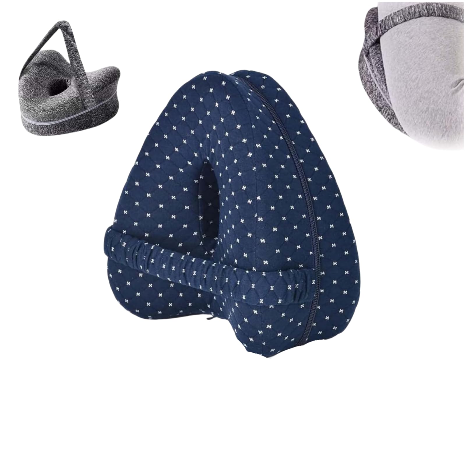 SICHYBGB Alignment Pillow for Side Sleepers - 2025 Upgraded Knee Pillow for Hip Pain Relief, Sciatica, Leg Comfort w/Machine Washable Cover & Memory