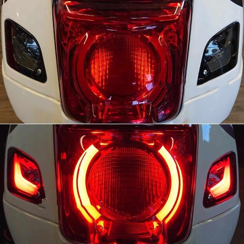 Moto Faros Freno Trasero​ Luz LED de intermitente delantera y trasera