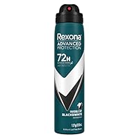 Rexona Men Advanced Protection Invisible Black and White Antiperspirant Deodorant Spray, 220 ml (packaging may vary)