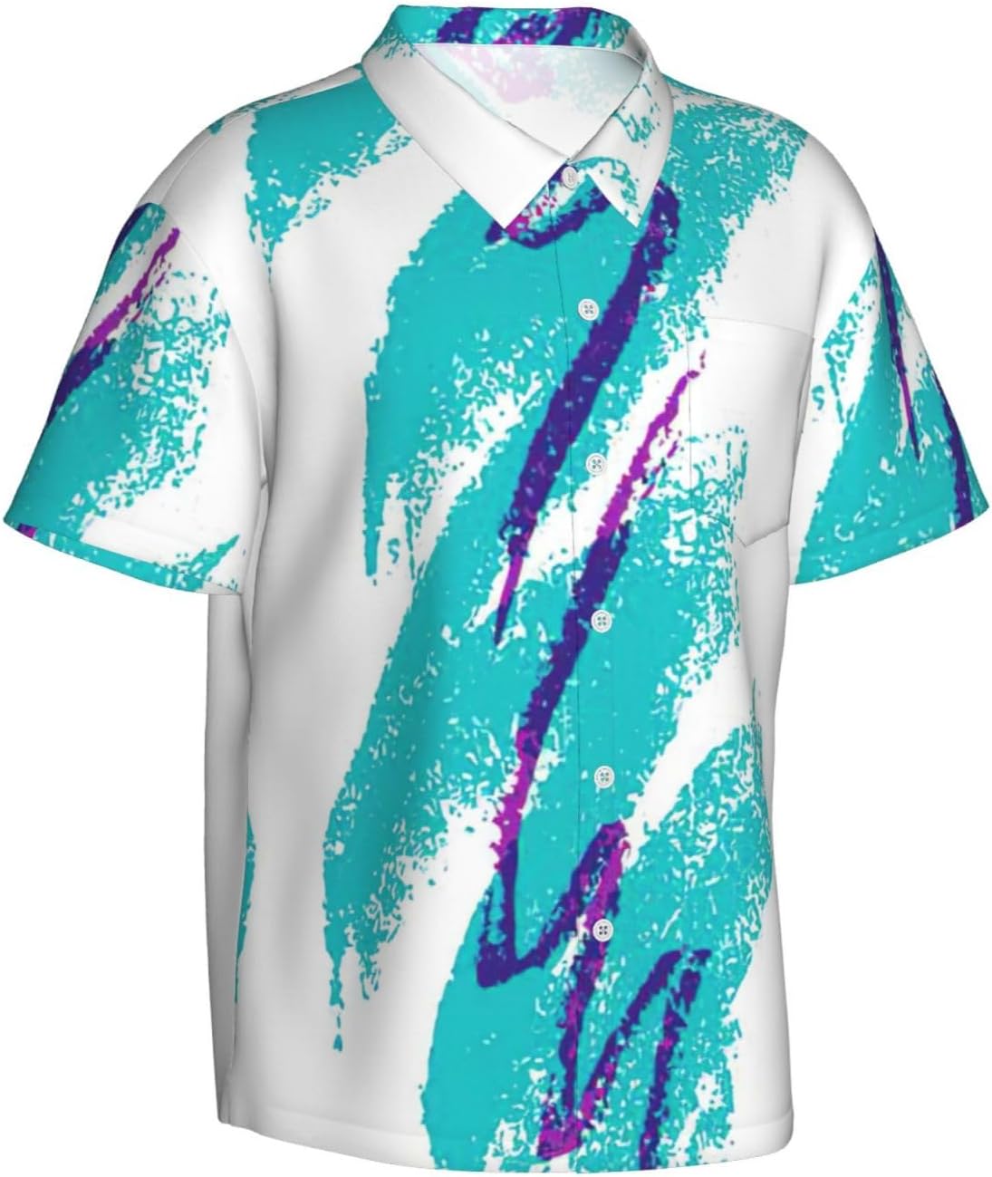 90'S Cup Design Men's Hawaiian Shirt Short Sleeves Button Down Summer Beach Casual Shirts - Image 3