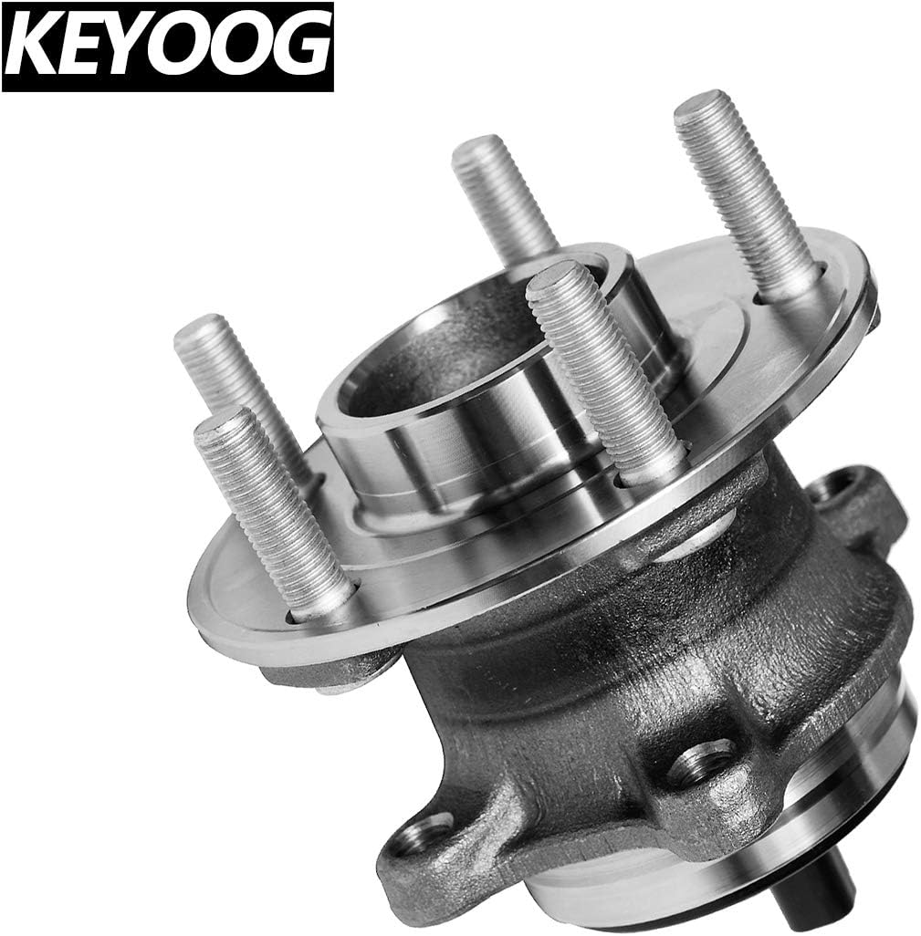 KEYOOG 512466 (For Flex and Gas Models W/o Active Park Assist.) Rear Wheel Hub and Bearing Assembly Compatible With 2018-2012 Ford Focus (Not Fit Submodel:Electric and RS)