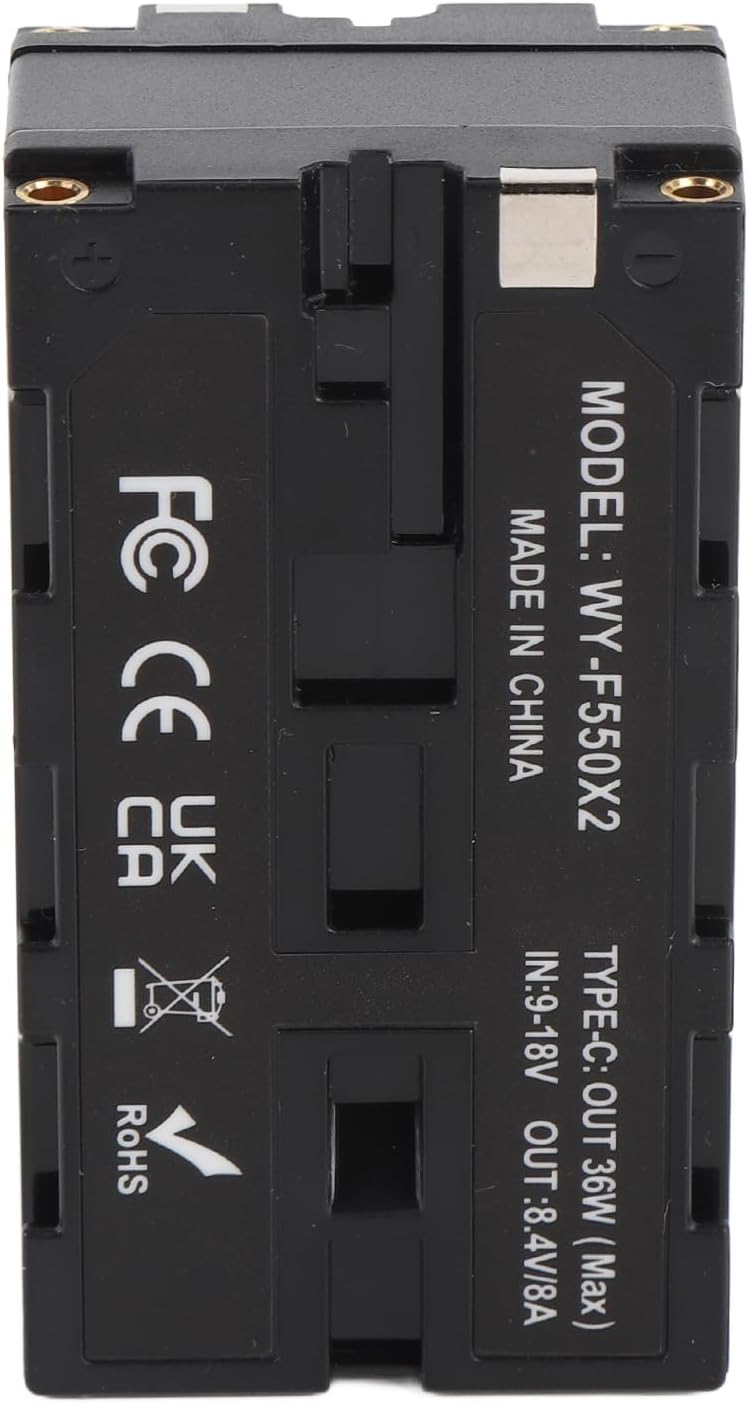 TypeC DoubleSided Dummy Battery Converter with Digital Display for Reliable Power, Recommended for Photography Enthusiasts, Sturdy ABS Construction