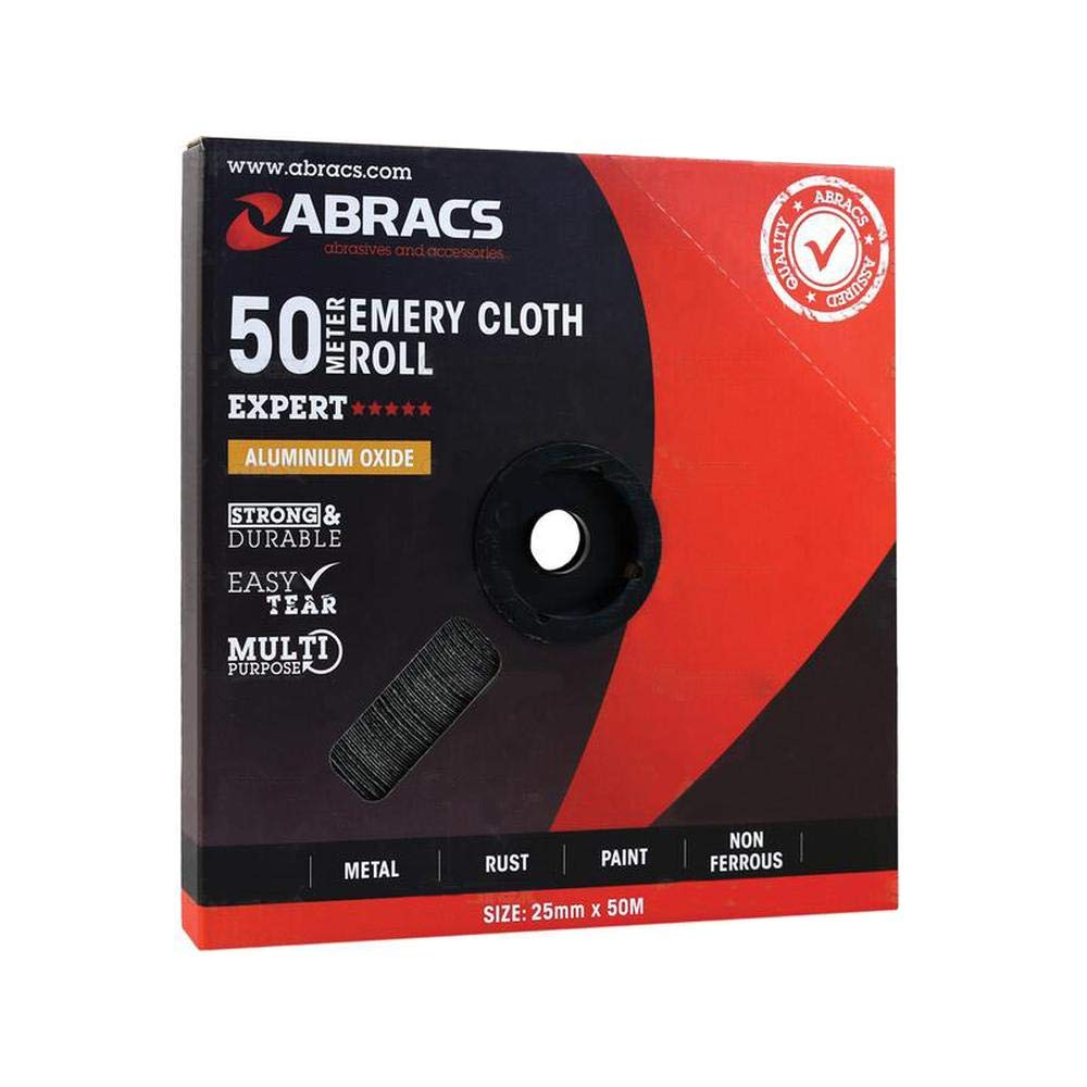 RAParts S.14398 Emery Cloth, Roll Fine, 25Mmx50M