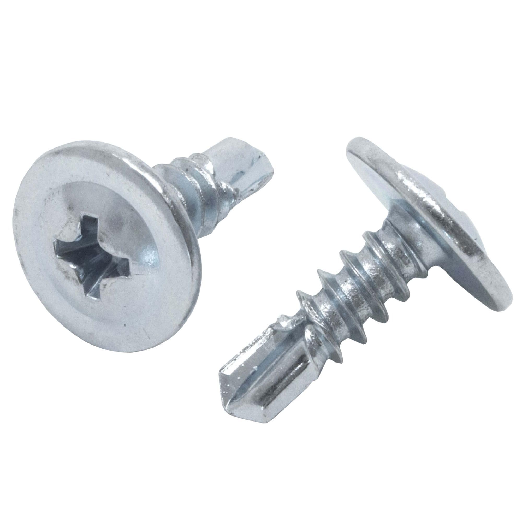 PROTEKTOR 1000x Blechschrauben Flachkopf Kreuzschlitz 4,2 x 13mm Silber | Trockenbau-Schrauben aus verzinktem Stahl, Montage von Decken- und Wandprofilen, Made in Germany