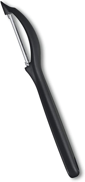 Victorinox Swiss Classic Universalschäler, Zackenschliff, schwarz