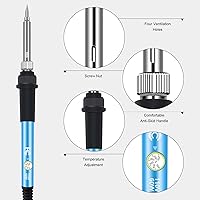 Vista 1 de Kit de Combustión de Madera, Juego de Herramienta de Combustión de Madera con Temperatura Ajustable 200~450 ℃ Kit de Pirografía para Adultos