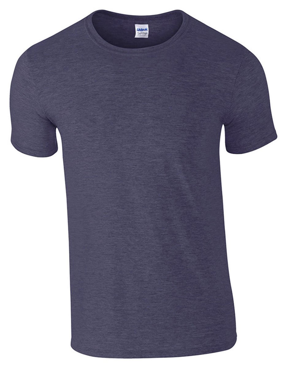 Amazon.com: Gildan G640 4.5 oz. SoftStyle T-Shirt - HEATHER NAVY