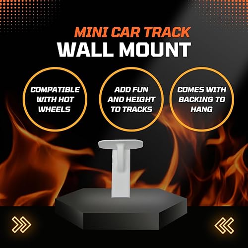 Miniatura 7 de Conectores de pared de carreras de juguete compatibles con Hot Wheels  Accesorio de construcción de pista de carreras para niños  Rampa de carreras