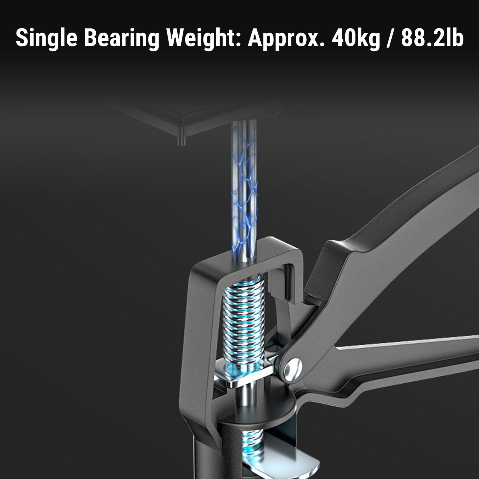 Fockety Cabinet Jacks für die Installation von Schränken, 19,7-45,3 Zoll einstellbare dritte Hand Tools Support Pole für das Heben von Trockenbau, 88.2lb Single Bearing Weight
