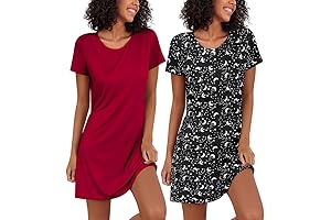 2 Pack Nightgowns for Women Sleapwear