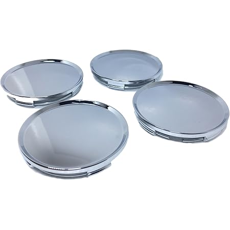 Amazon Cat Fight ホイール センターキャップ シルバー メッキ 外径 63mm ホイールキャップ ハブキャップ ホイールカバー 車 バイク