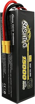 Gens ace 3S Lipo Battery 11.1V 15000mAh 100C Lipo Battery with EC5 Plug for RC Car RC Truck RC Model