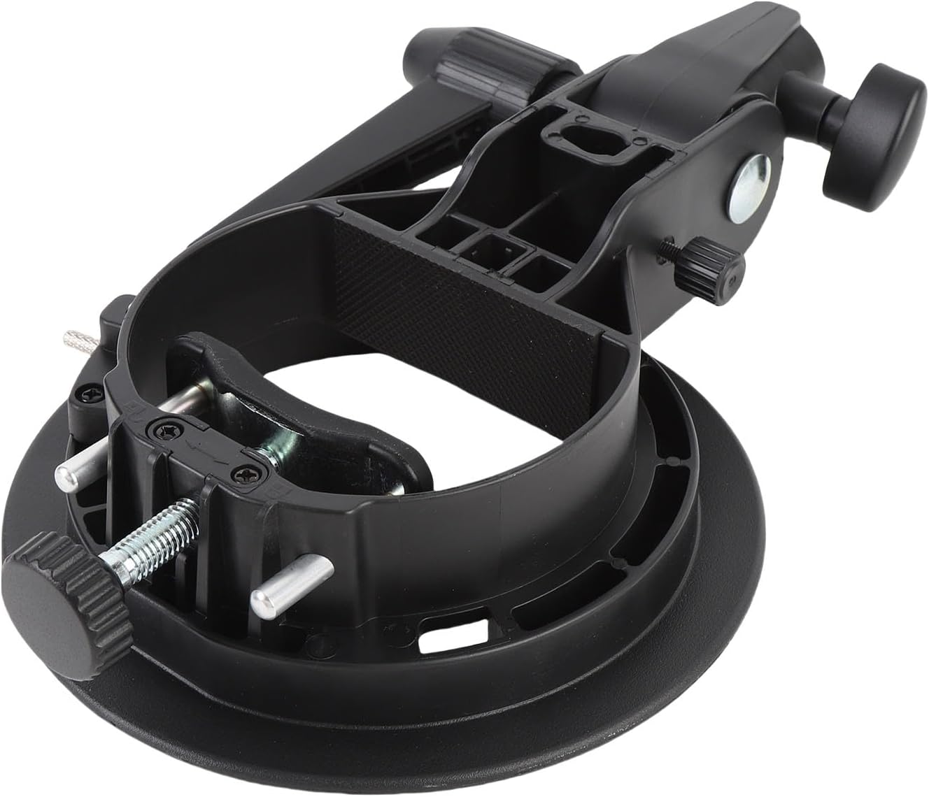 Flash Bracket Holder, Adjustable Angle, Universal Connector for Multiple Flash Units - Quick Installation, Sturdy ABS Metal Build, Compatible with Various Light Stands