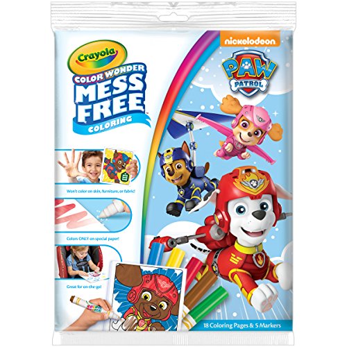 Crayola Color Wonder Coloring Pad & Markers, Mess Free, Paw Patrol Gift, Ages 3,4,5