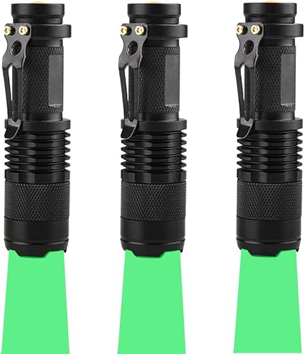 Miniatura 9 de Paquete de 3 linternas de luz roja de un solo modo, 1 modo de linterna LED roja, luz roja LED roja para astronomía, aviación, observación nocturna