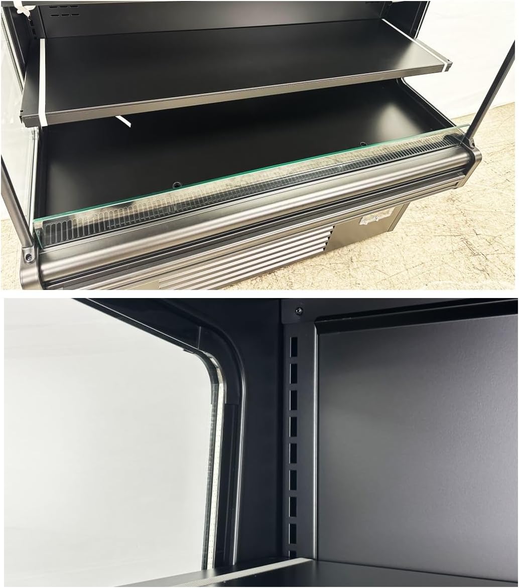 Commercial Refrigerator Open Air Display Grab Showcase Restaurant Merchandiser 51" Cold air Curtain Display Multideck Plugin Chiller NSF Display Cooler -BLF1369