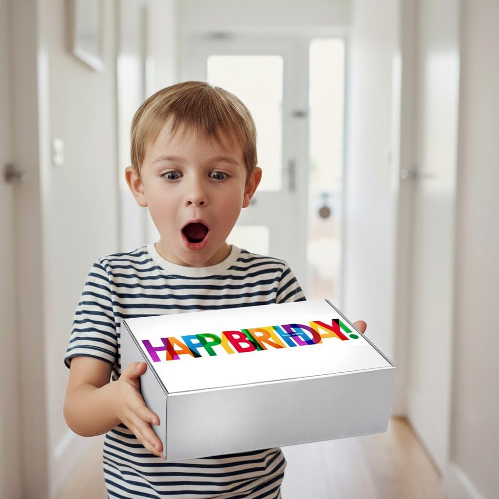 Birthday Party Large Brownies Gift Box Individually Wrapped | Happy Birthday Celebration | Nut Free | Kosher