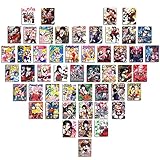 50pcs Anime Room Decor Wall Collage Kit Pictures Aesthetic Magazine Cover for Girl's 4x6 inch (Anime...