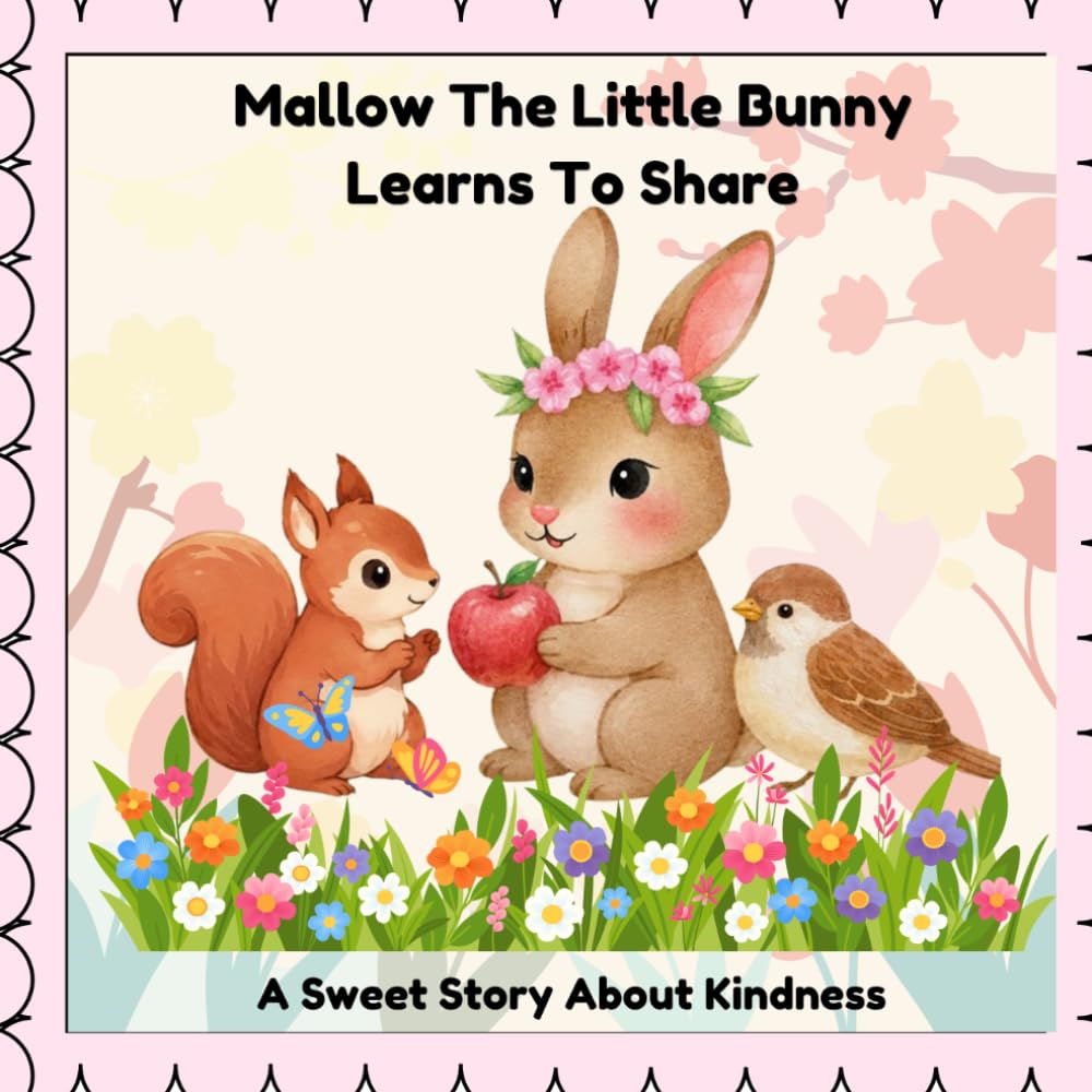 Mallow The Little Bunny Learns To Share: A Sweet Story About Kindness