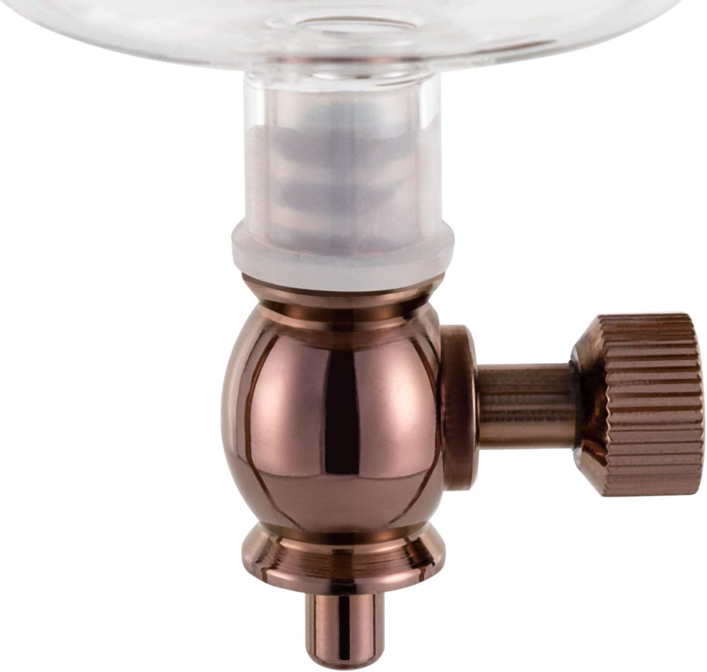 Iced Coffee Cold Brew Drip Tower, 600ML Glass Cold Brew Coffee Maker for Home Office Use, Iced Tea Maker 6-8 Cups, Brewing 4 Hours, Gold