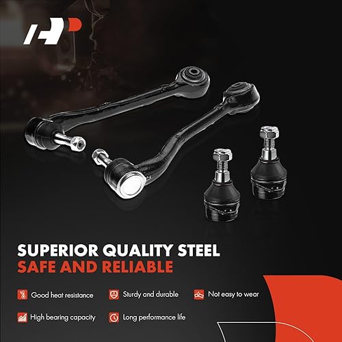 Miniatura 4 de A-Premium Kit de suspensión delantera de 10 piezas, brazo de control inferior, rótula, enlace de barra estabilizadora, extremo de barra de