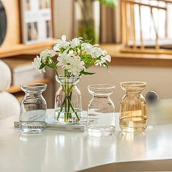 送料無料　中に泡ありガラスペーパーウェイト　小さな花入れ 送料無料 中に泡ありガラスペーパーウェイト 小さな花入れ 楽天