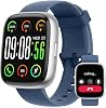 Smart Watches for Women Men, Alexa Built-in Fitness Tracker Watch with Bluetooth Heart Rate Health Monitor 100+Sports Modes IP68 Waterproof, 1.83" HD Touchscreen Smartwatch for Android iOS (Blue)