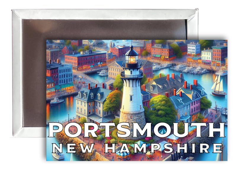 Imán para Refrigerador Souvenir Portsmouth 2x3 pulgadas