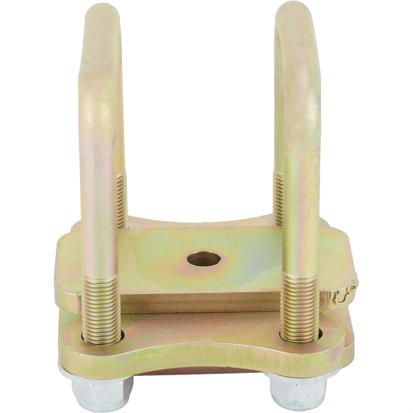 Speedway Motors Front Spring U-Bolt Kit Plain Steel Includes U-Bolts Nuts Spacer Plates and Lower Bracket Fits Original and Reproduction Crossmembers, Compatible with Ford Model T