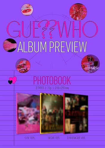 Miniatura 2 de JYP Ent ITZY Guess Who Mini Album [Night Version] CD, Photobook, Photocards, Postcard Set, Hidden Card, Mini Folding Poster, Sticker Pack