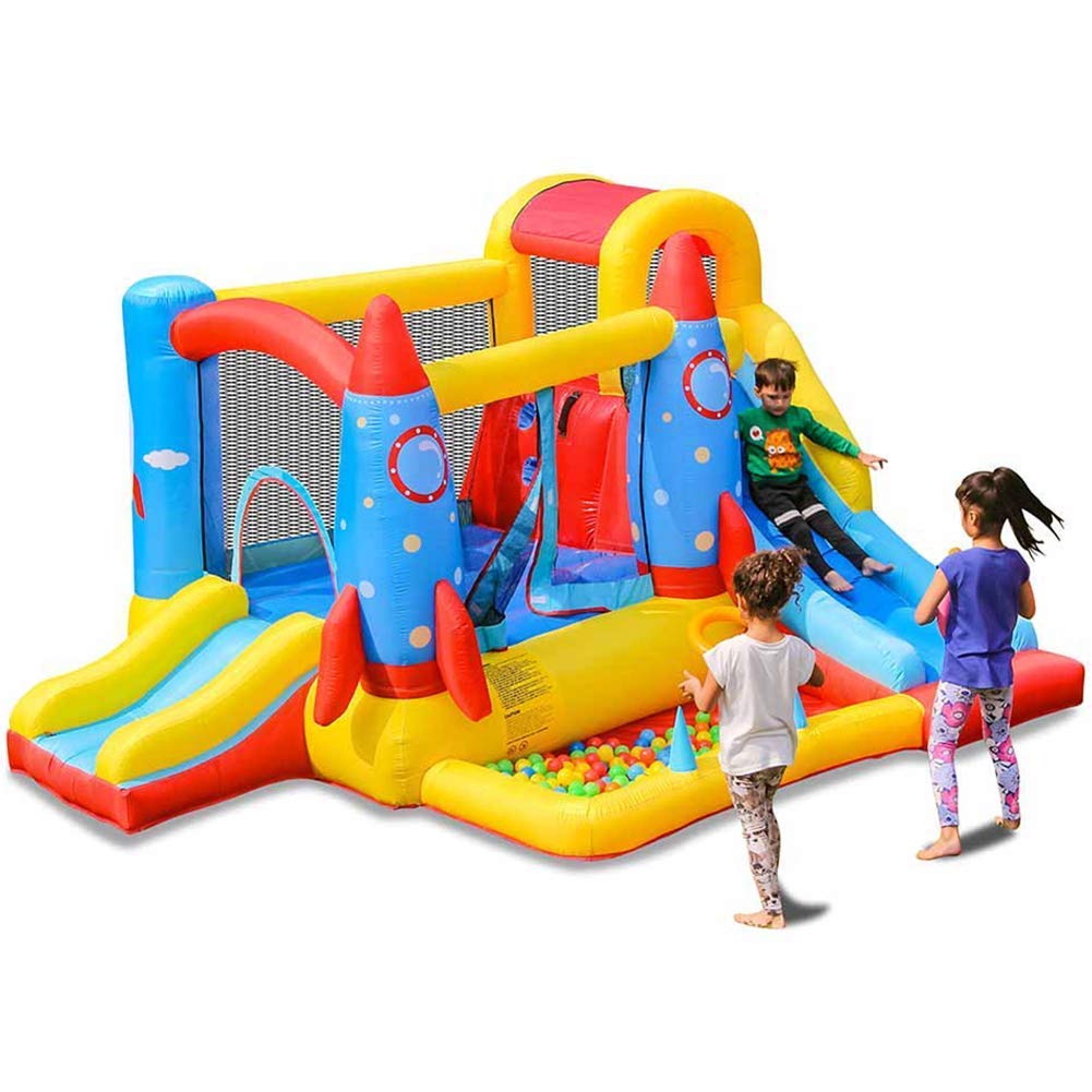 Buy AOBAMA Slides and ball pits with a trampoline inflatable bouncing
