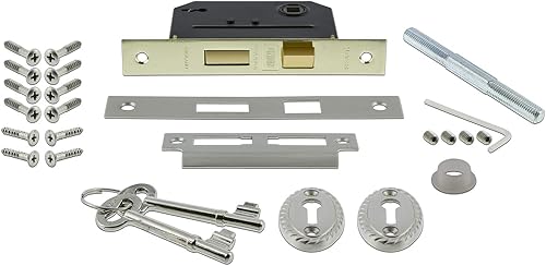 Miniatura 9 de Nostalgic Warehouse Roseta de cuerda con perilla de misión, paso - 2.75 pulgadas, peltre antiguo