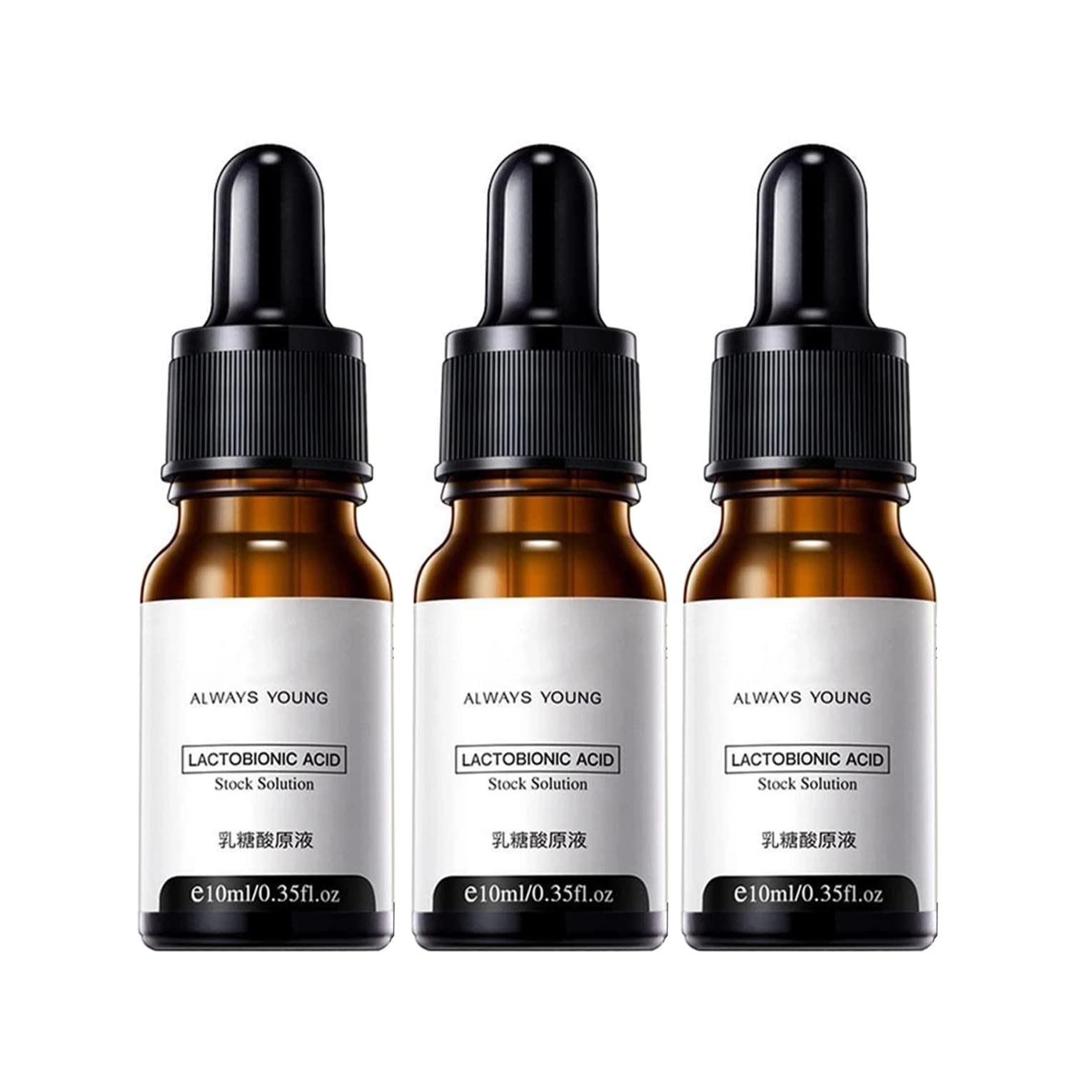 New Instant Perfection Wrinkles Essence, Face Shrink Pores Serum Oil, Instant Perfection Serum, Lactobionic Acid Stock Solution, Nourishes & Moisturize (3pcs)
