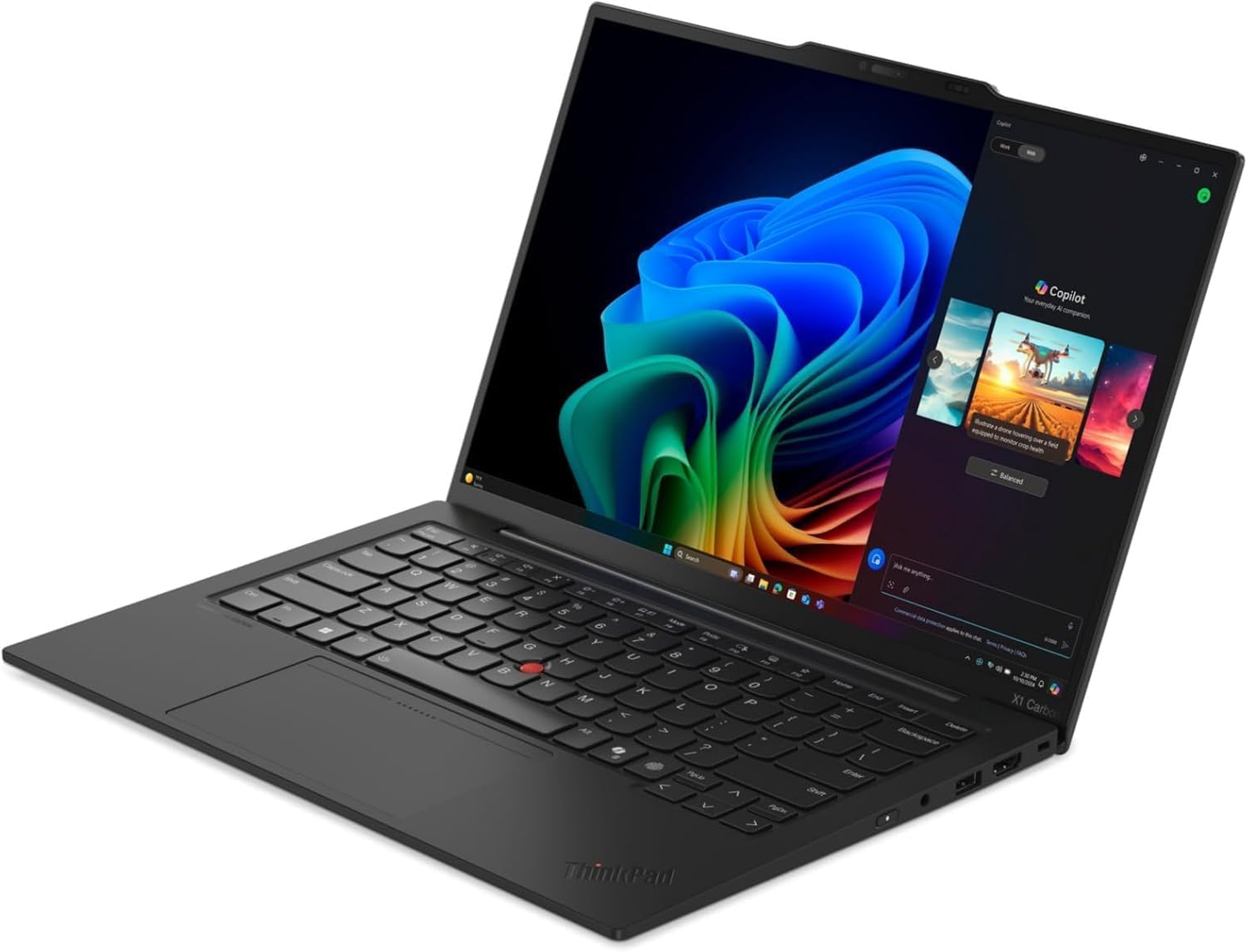 Gen 13 ThinkPad X1 Carbon Aura Edition Laptop with Intel Core Ultra 7 258V Processor, 14" 2.8K OLED Non-Touch 120Hz Display, Wi-Fi 7, 32GB RAM, 1TB SSD Gen 5, FHD RGB/IR Cam, Win 11 Pro