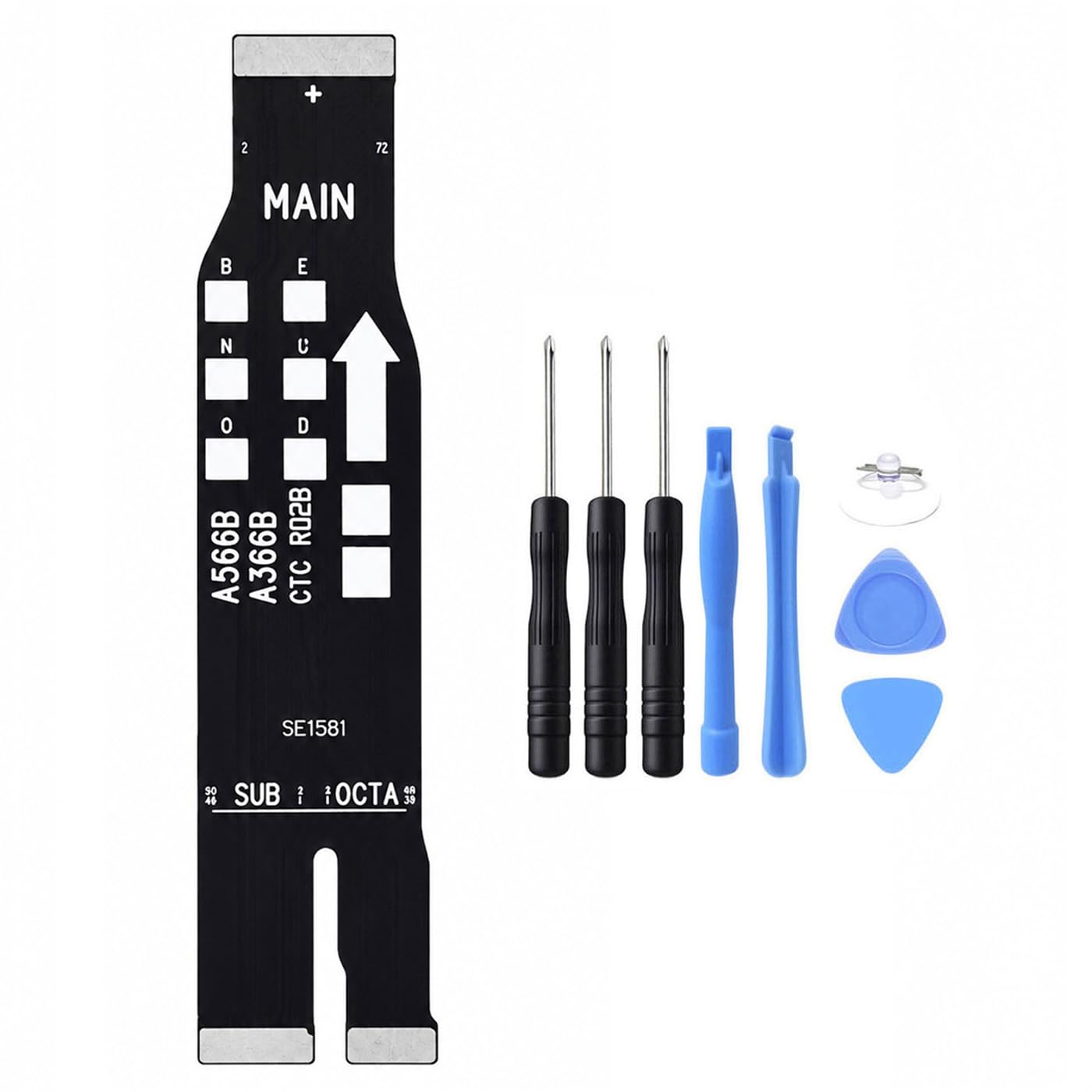 Conector de placa base para Galaxy A37 5G pantalla LCD repuesto cable flex ubrokeifixit 6