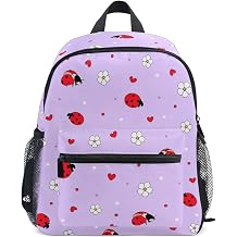 Ladybug Toddler Backpack for Girls 3-8, Lightweight Mini backpack