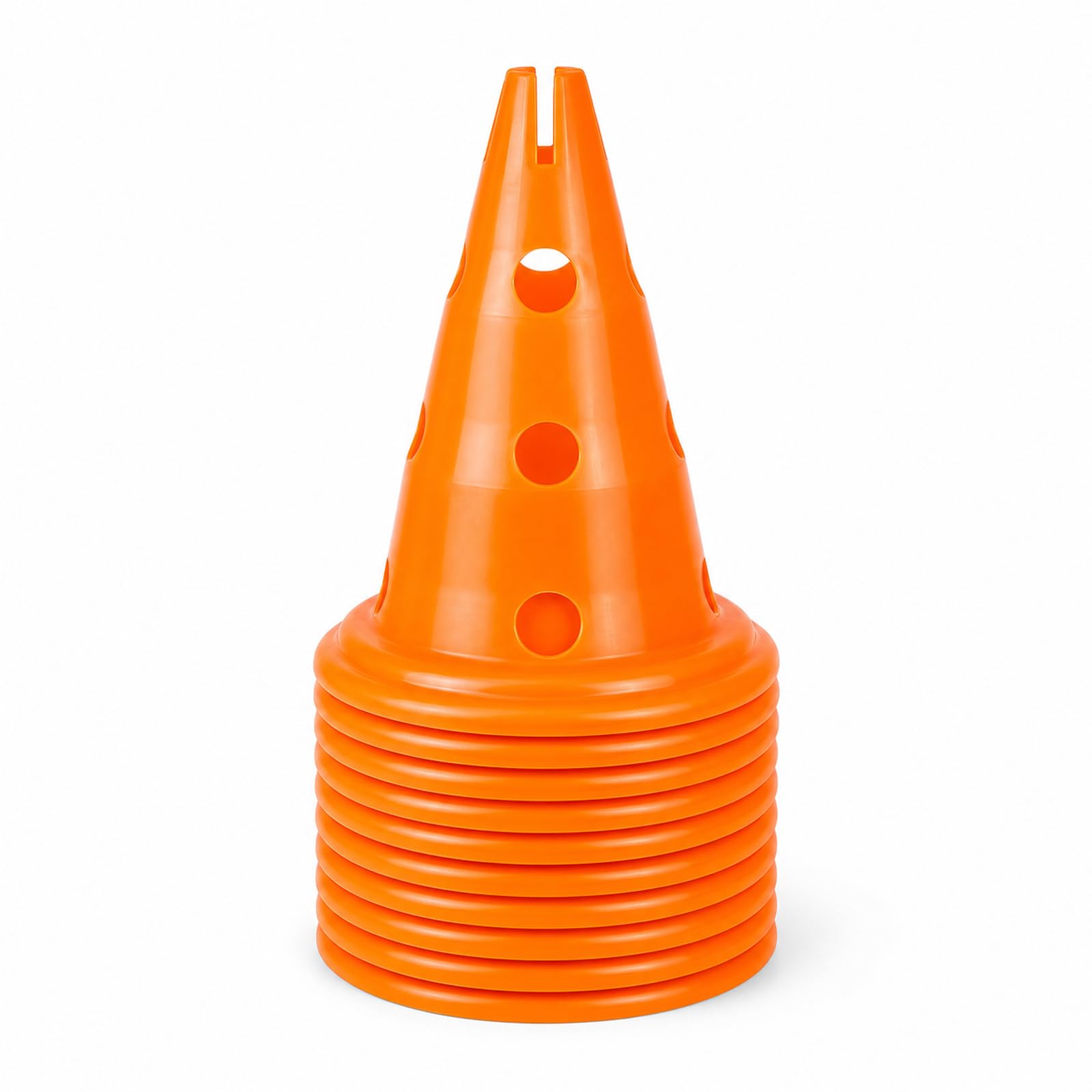 10 Piezas Conos de Entrenamiento,Conos de Entrenamiento Futbol,Cono de Marcador Conos de Slalom,Conos de Disco de Seguridad de Agilidad,Futbol Entrenamiento de Agilidad y Velocidad