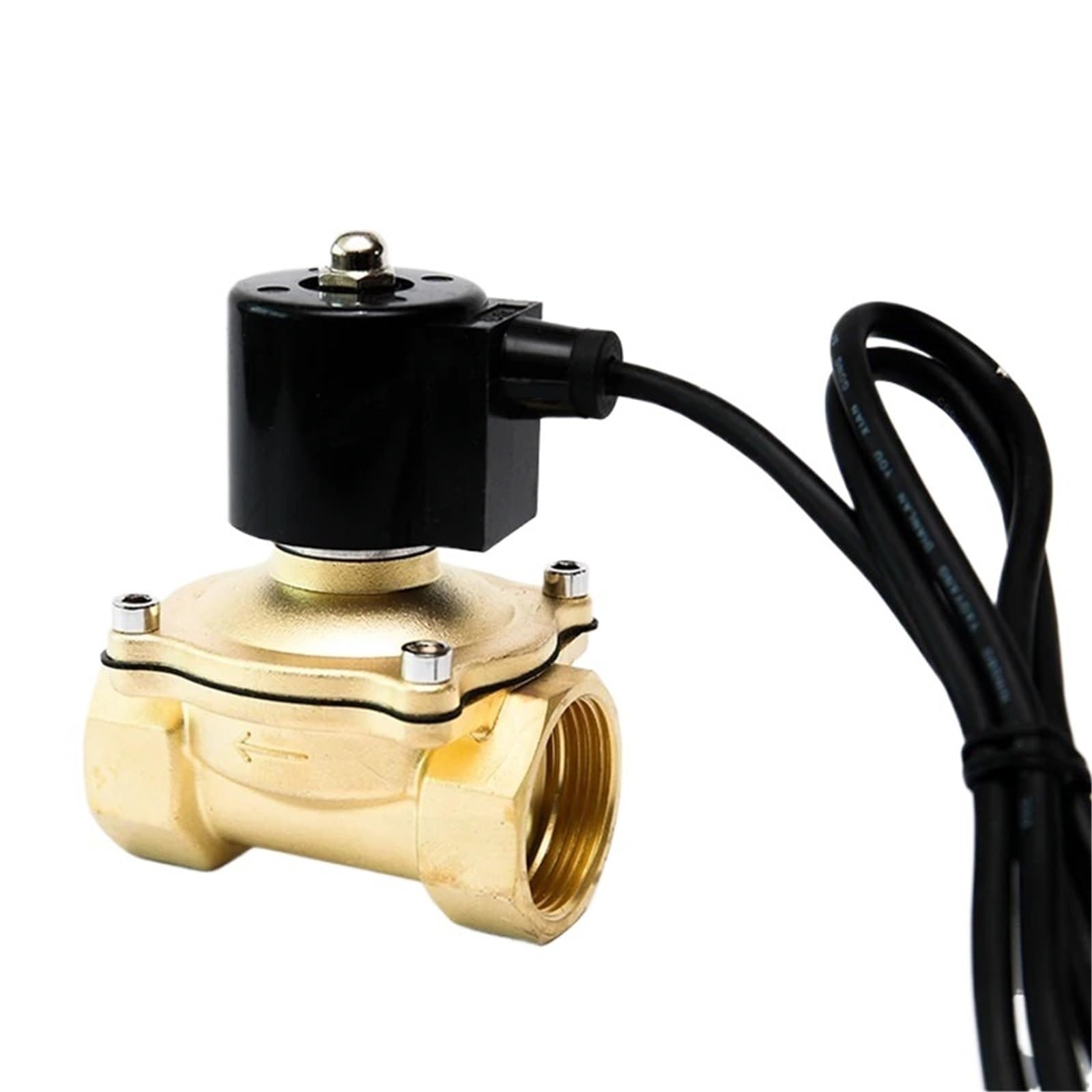 Électrovanne en laiton 2" IP68 normalement fermée 24V AC, finitions de précision