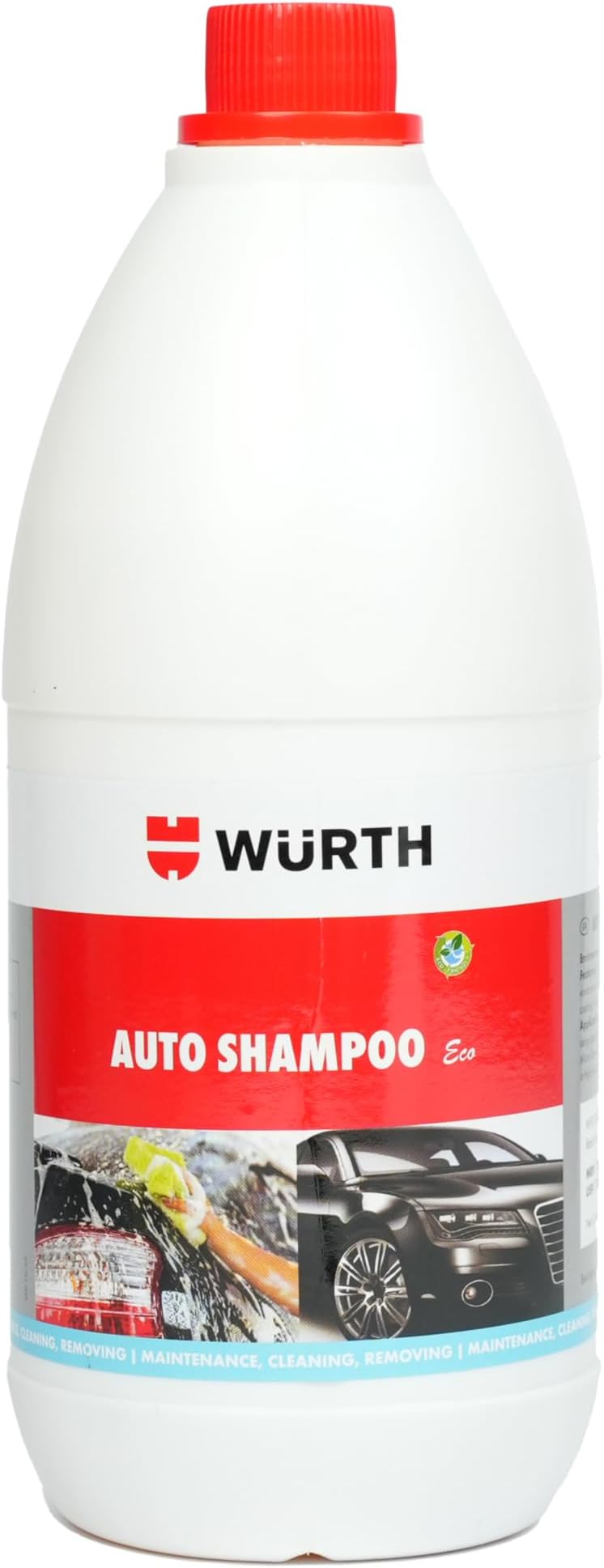 Wuerth Auto Shampoo - 1L | pH Neutral Car & Bike Wash | High Performance Cleaner | Removes Dirt & Road Grime | Paint, Chrome & Plastic Safe | Silicone & Phosphate Free | Eco-Friendly Car & Moto Care